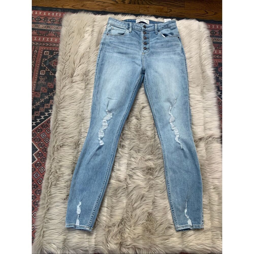 Abercrombie & Fitch Curve Love Super Skinny High Rise 27/4 R
